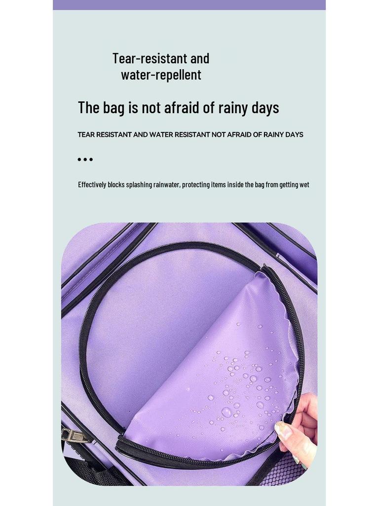 4K Multifunctional Waterproof Art Backpack - Large Zipper, Multi-Color Sketching & Drawing Board Bag