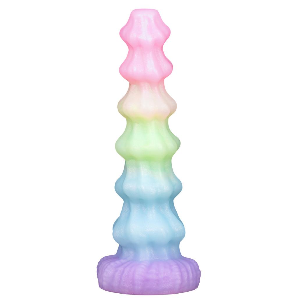 Alien Penis Candy Colored Liquid Silicone Male And Female Masturbator Anal Plug Orgasmic Wand Adult Sex Toy