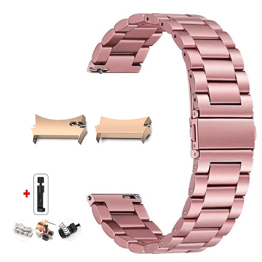 No Gaps Band for Samsung Galaxy Watch7 6 4 Classic 46mm 47mm/Watch4 5 pro 44mm 40mm Stainless Steel Strap Curved end Bracelet