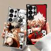 MHA My Hero Bakugou Katsuki Weiche Handyhülle Für Samsung Galaxy S26 Ultra S25 Edge S24 FE S23 Plus S22 S21 + S20 Vergoldung Anti-Fal