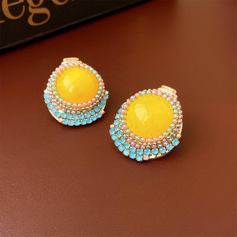 Silver Needle Flower Fringed Earrings French Light Luxury Temperament Earrings, Niche High-end Earrings
