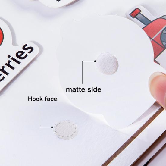 Kids Color Sorting Quiet Book Preschool Learning Number Color Cognition Activities Busy Book Fine Motor Skills Educational Toddlers Sticky Booklet