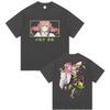 Anime Demon Slayer Kanroji Mitsuri T Shirt Kimetsu No Yaiba Aesthetic Clothing T-shirts Unisex Fashion Oversized Cotton T-shirt