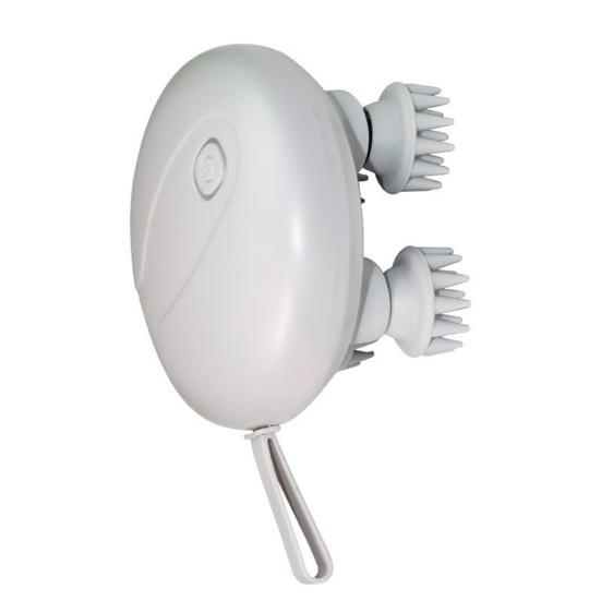 

Электрический массажер для кожи головы, водонепроницаемый, регулируемая скорость, для сухого и влажного использования, портативный ручной массажер для волос, для кожи головы бежевый