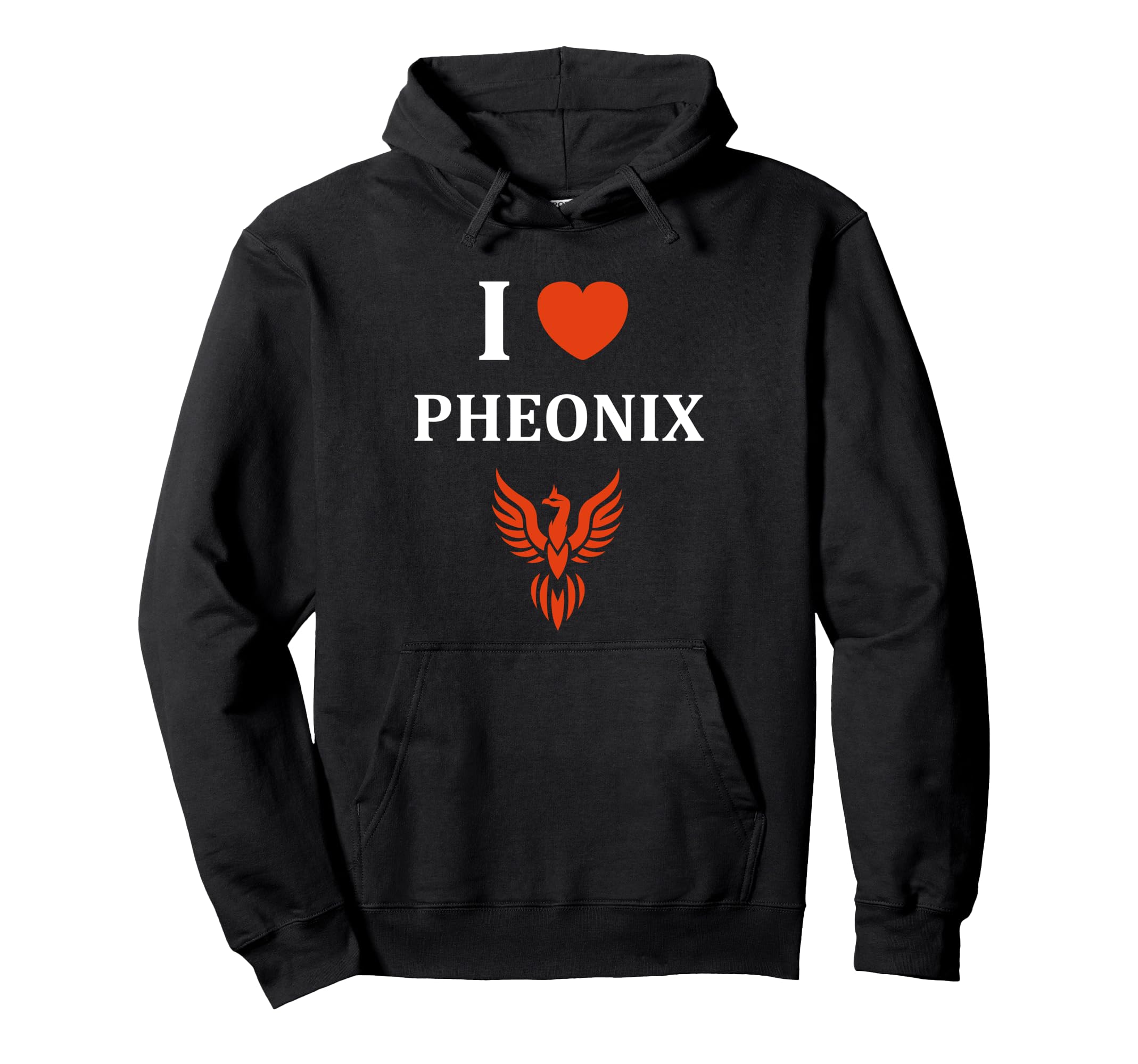 

Humor Phoenix Animals Simple Fire Bird i love Phoenix hoodie чёрный