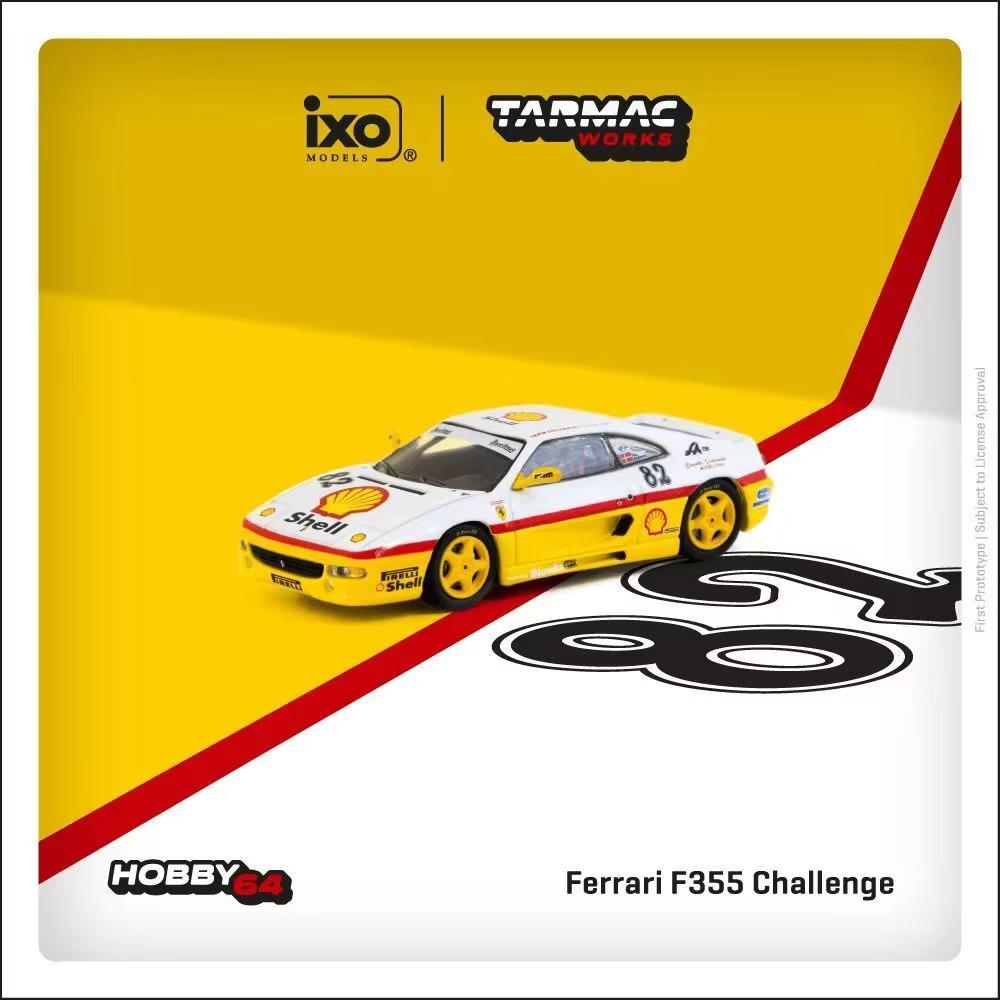 Tarmac Works In Stock 1:64 Ferrari 458 488 GT3 345 F355 Challenge Diecast Car Model Collection Toy Tarmac Works