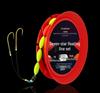 Seven-Star High Sensitivity Float Rig Set: Double Hooks & Nylon Line for Crucian Carp Fishing