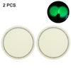 Non-slip Car Water Cup Pad Luminous Car Coaster Pad Mat Cup Bottle Holder Rhinestone Rubber Pad Mat Car Styling Accessories