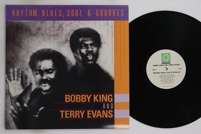 LP Record BOBBY KING, TERRY EVANS - Rhythm, Blues, Soul & Grooves 2101 ROUNDER 1990 US Soul/Funk Used