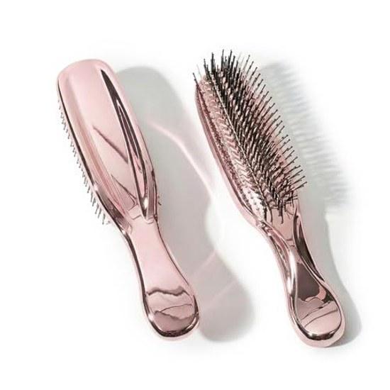 2026 Latest Model Wet Dry Design Hair Brush Scalp Care Shampoo Comb Smooth Growth Massage High-Density 140 Silicone Blood Circulation Promotion Static