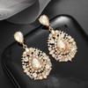 Water Droplet Shaped Pendant Earrings for Women, A New Fashionable and Exaggerated Earring Gift