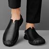 Brand Men's Genuine Leather Shoes Handmade Soft Soled Loafers Outdoor Driving Shoes Business Casual Shoes Commuting Work Shoes