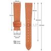 Handmade Oil Wax Genuine Leather Strap 20mm22mm Retro Vintage Top Layer Cowhide Business Bracelet Watche Watchband for Men Women