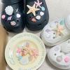 12Pcs Hawaiian Starfish Shoe Buckles Removable Shoe Accessories Diy Shoe Flower Women'S Beach Shoes Decorative Buckle Ornaments