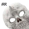 Scary Halloween Costume Mask Skeleton Mask, Horror Fanged Skull Distressed Retro Bone Full Face Cosplay for Party Props