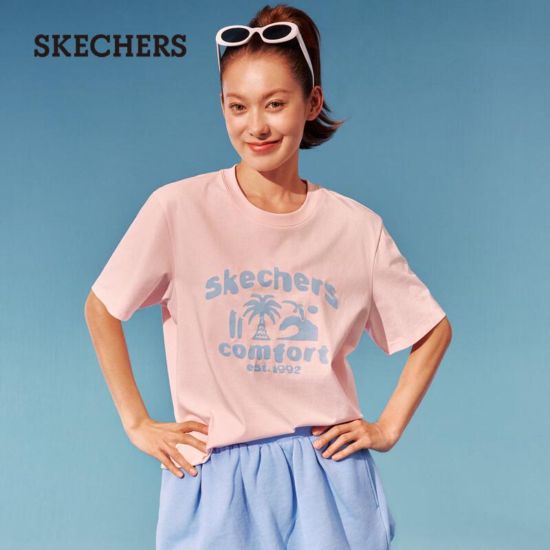 Skechers Unisex Cool-Touch Knit Short Sleeve T-Shirt L226U024