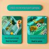 Kids' Educational Double Football Battle Table Game for Family Interaction
