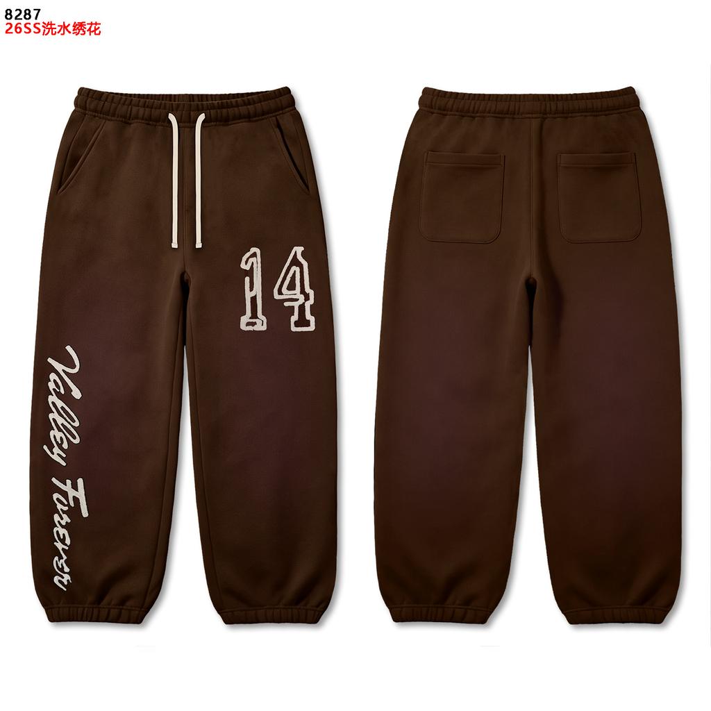 2026ss New American Trendy Brand Vale Washing Water To Make Old Casual Loose Sweatpants
