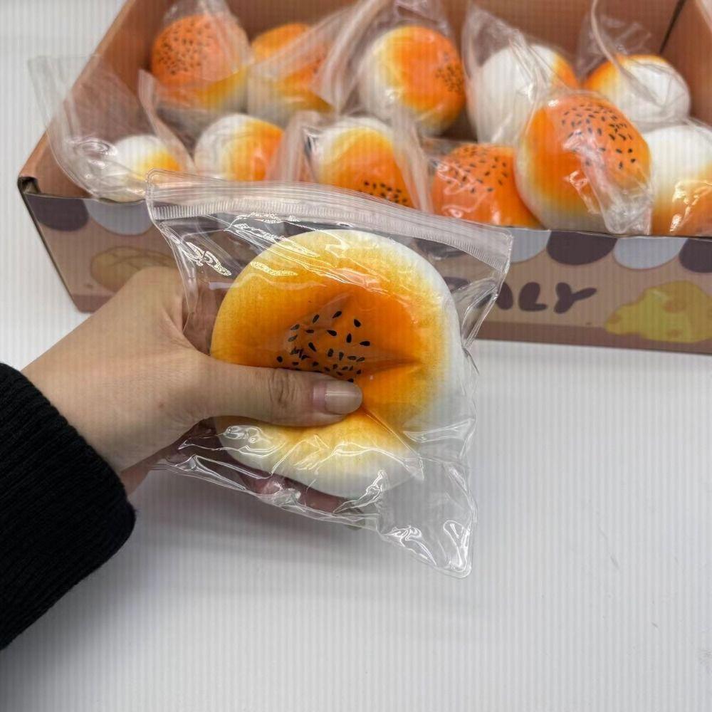 1pc Relaxed Capybara Squeeze Toy Silicone Vent Squeezing Toys Cake Food Toy  Office Workers