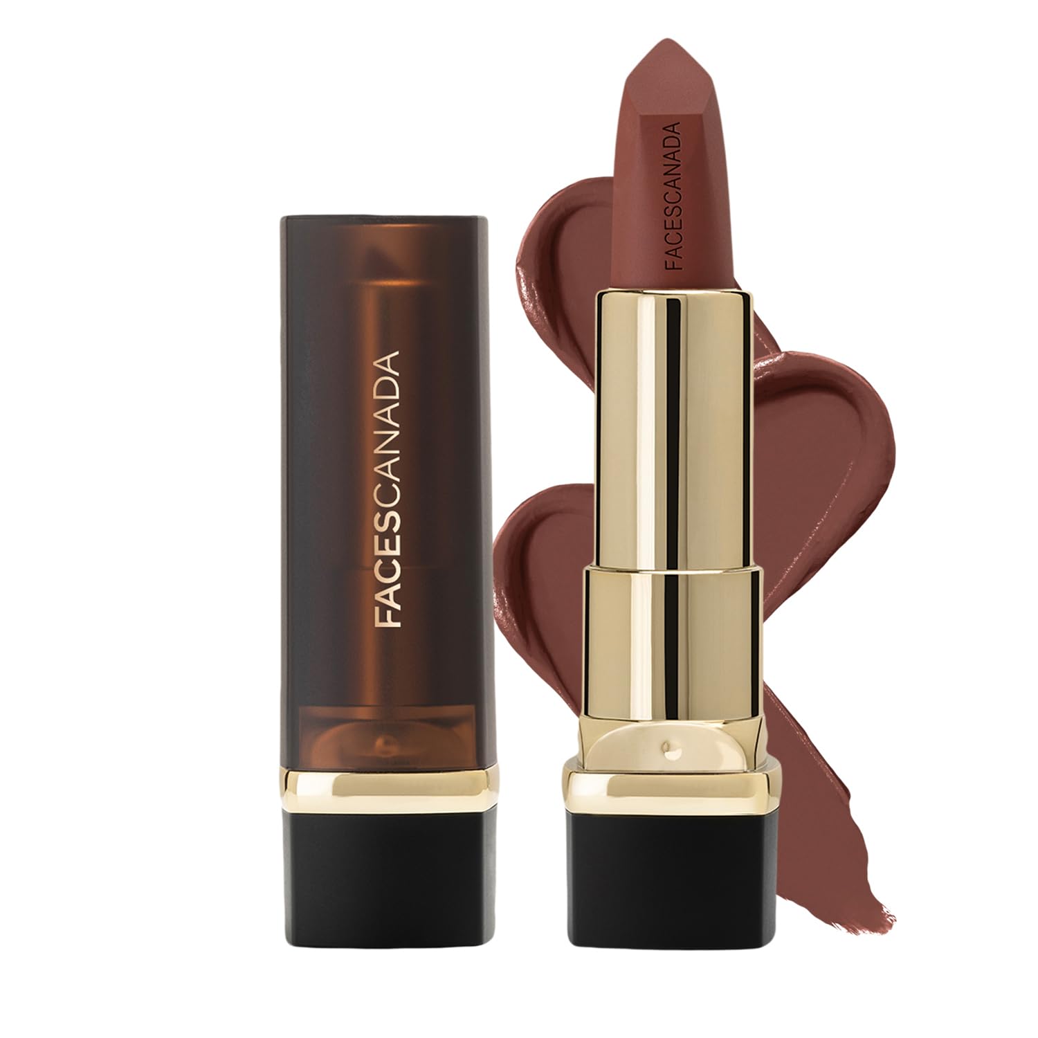 

FACES CANADA Comfy Matte Creme Lipstick - Nuts About You, 4.2g | Long Stay | Creamy Matte Finish | Intense Color | Super Hydrating & Nourishing |