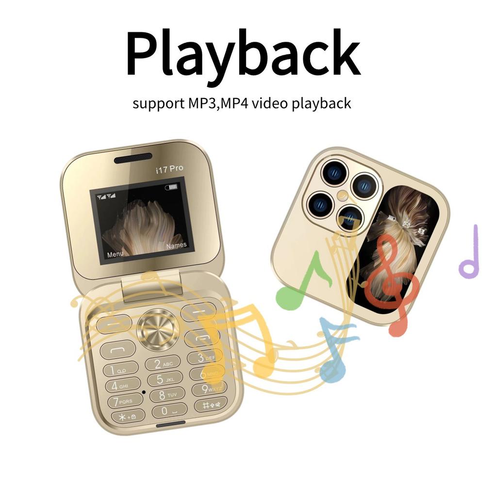 Flip Mobile Phone Non-smart Phone Flip Machine Button Elderly Machine 2G Foreign Language Mobile Phone