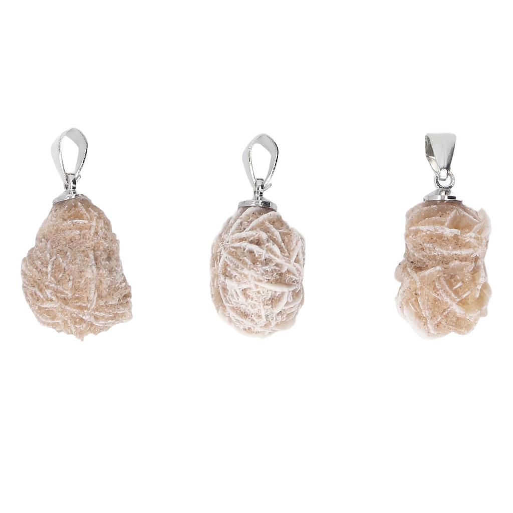 3 шт. Камінь Пустельна троянда Багатоцільовий Підвіска-кулон Пустельна троянда для виготовлення ювелірних виробів, декорування