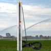 Deep Well Submersible Pump Stainless Steel Water Pump 750W 230V 7.1 m³/h
