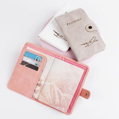 PU Leather Protector Cover Packet ID Card Pouch Passport Cover Credit Card Passport Holder Purse Bags