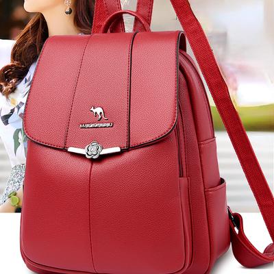 Women's Backpack  Trend Vintage Ladies Shoulder Bag Casual Travel Large Capacity  Bags Schoolbag for Girl