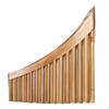 Bamboo Panpipe Tunable with Carrying Pouch Major Panpipes for Beginners,