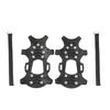 1pair Light weight Ice Cleats Grip Spikes Antiskid Tractions Grip Snow Grip for Mountain Climbing Snow Walking