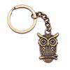 Pfauen Emaille Charms Eulen Schlüsselanhänger Vogel Anhänger Schlüsselring 28mm