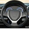 Schwarze Kunstleder-Lenkradabdeckung für Suzuki Vitara 2015- Celerio 2015- SX4 S-CROSS