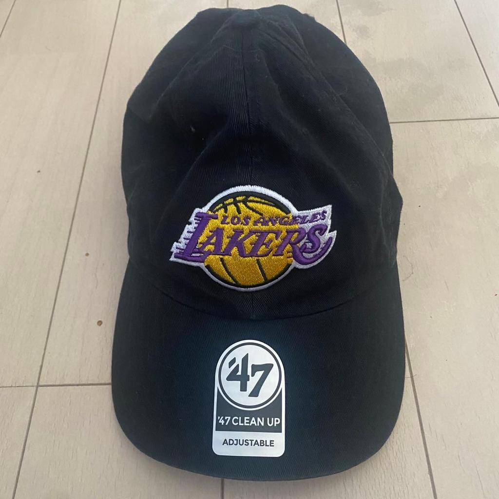 Used Los Angeles Lakers Black Caps 47