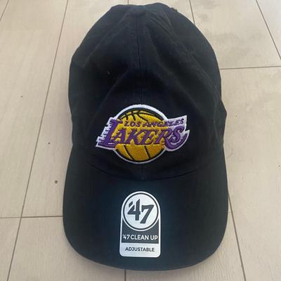 Used Los Angeles Lakers Black Caps 47