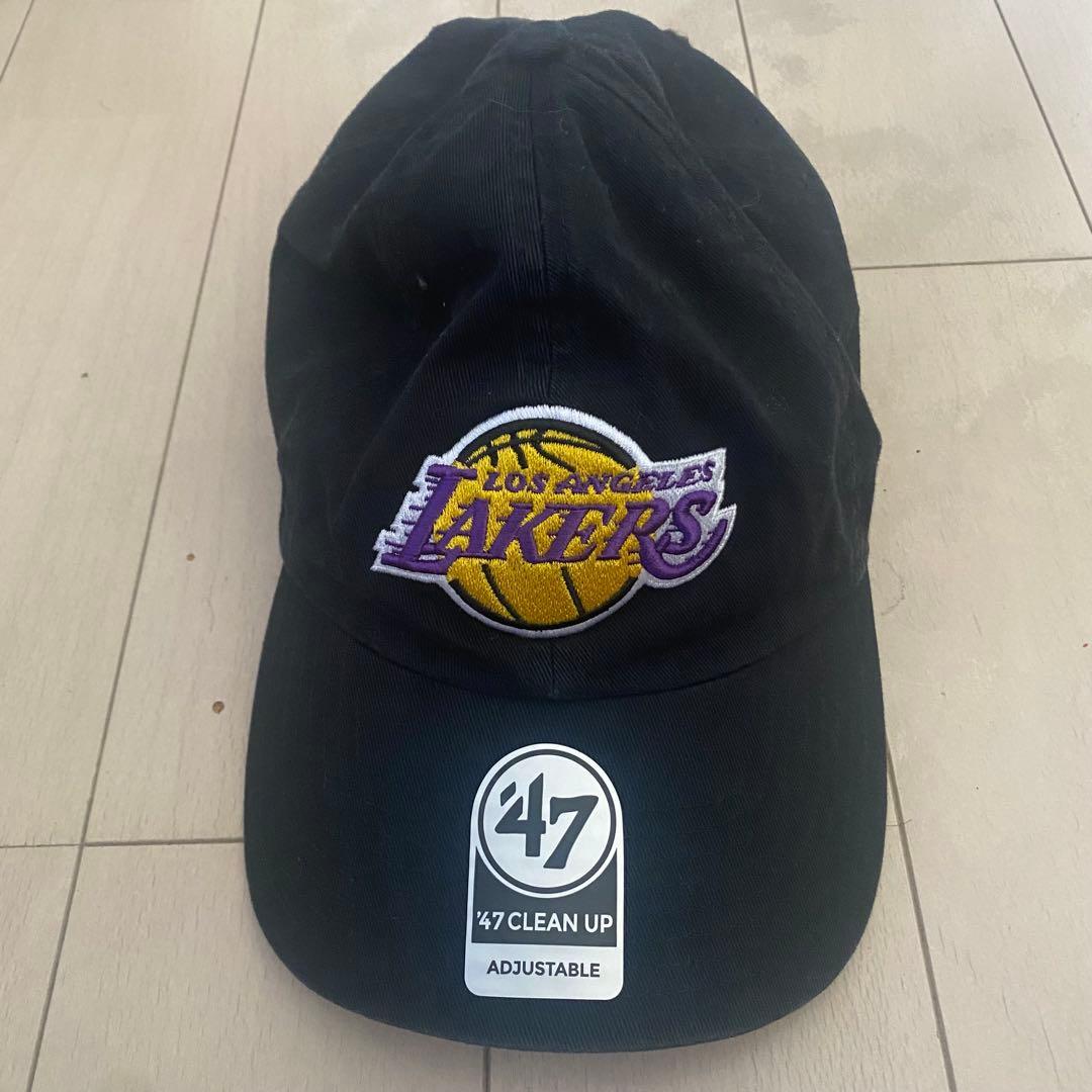 Used Los Angeles Lakers Black Caps 47