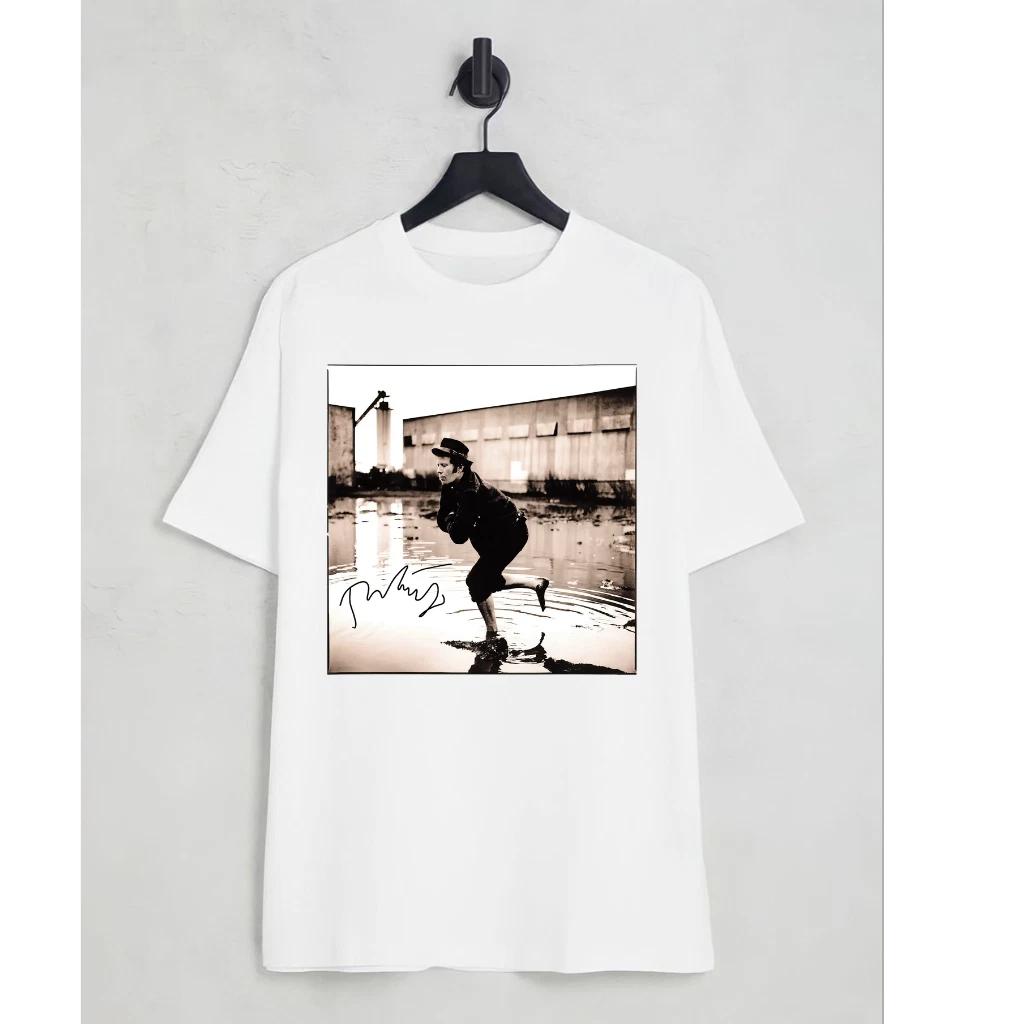 

Tom Waits White Music Fan Basic Unisex T-Shirt – Sizes S–5XL 4XL
