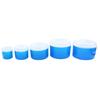 5Pcs Fishing Live Baits Box Breathable Holes Design Compact Lightweight Portable Fishing Lures Box with Lid Baits Case