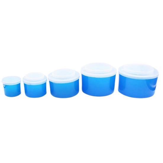 5Pcs Fishing Live Baits Box Breathable Holes Design Compact Lightweight Portable Fishing Lures Box with Lid Baits Case