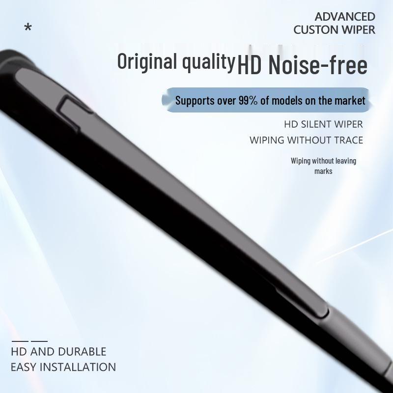

Universal HD Silent Rear Window Wiper Blade - Durable Rubber, Car-Compatible