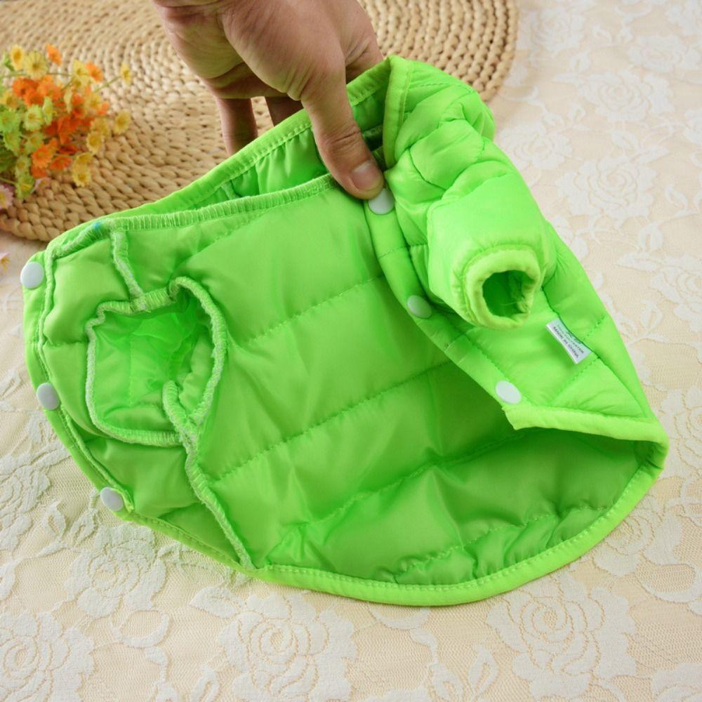 Cotton Puppy Warm Hoodie Soft Pet Warm Down Jacket Pet Dog Clothes Dog Bread Jacket  Winter