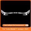 For Tesla Model Y Juniper 2025 TPU Blackened Headlight Taillight Foglight Protective Film Modification Black Color Changing Film