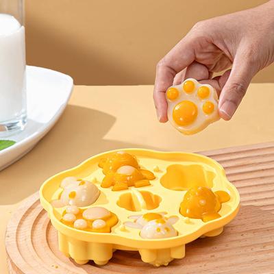 Silicone Steamed Heart Mold, Infant Complementary Food, Baby Baking Tool, Household Steaming And Boiling Silicone Mold.