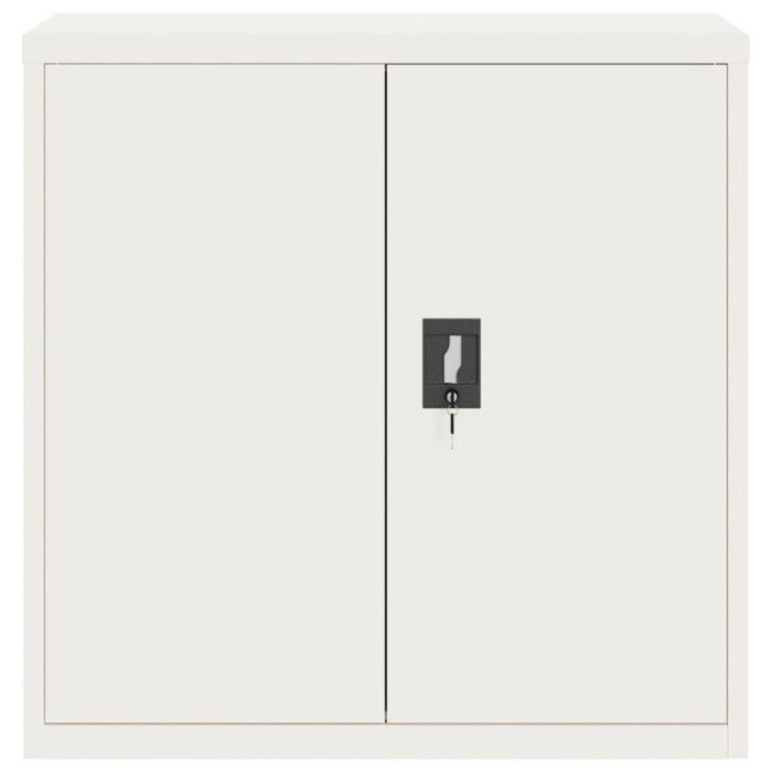 VidaXL Classeur blanc 90x40x90 cm acier 339728