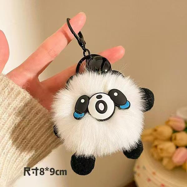 Cute Fur Ball Plush Keychain: Small Doll Pendant for Car, Backpack & More