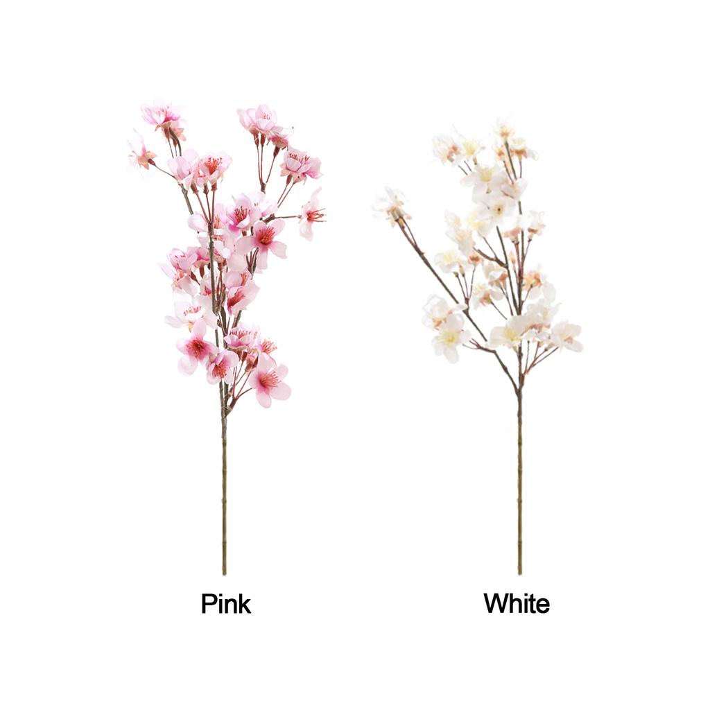 Simulation Flower Peach Blossom Artificial Decorative Blossom Flower for Home Indoor Outdoor Decor