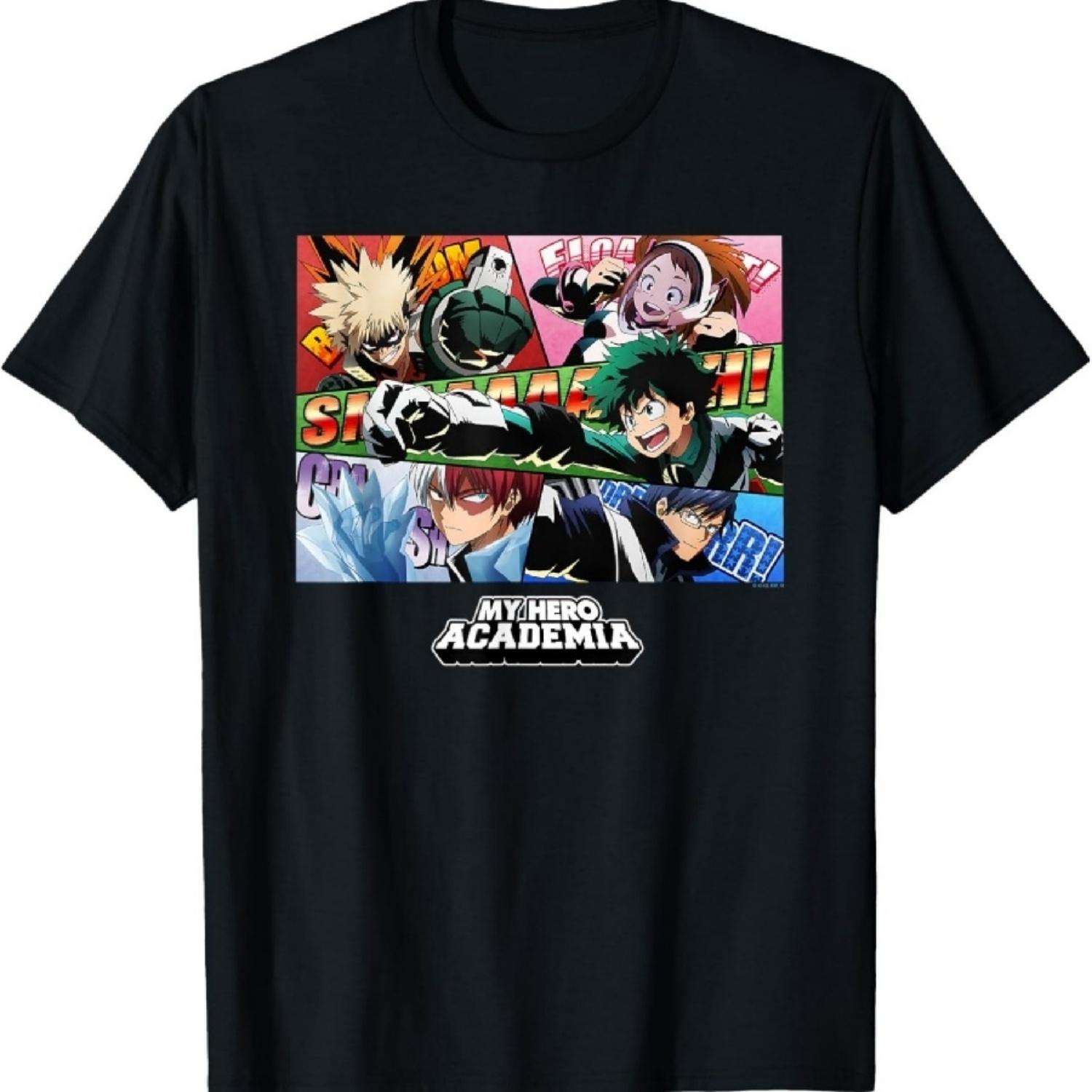 Class 1-A Group Anime T-Shirt XXXXXL чёрный