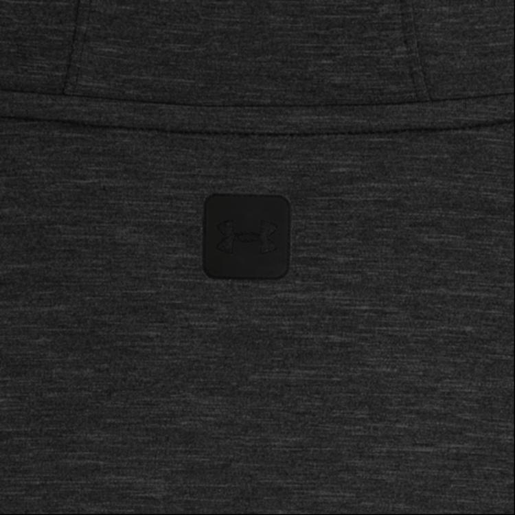 Under Armour Solid Color Casual Hooded Long Sleeve Sweatshirt Men Sweatshirt Black 1379668-001