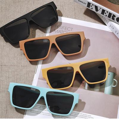 Glasses 3565 Square Large Frame Cute And Thin Personalized Tortoiseshell Sunglasses Women, Sunglasses Men