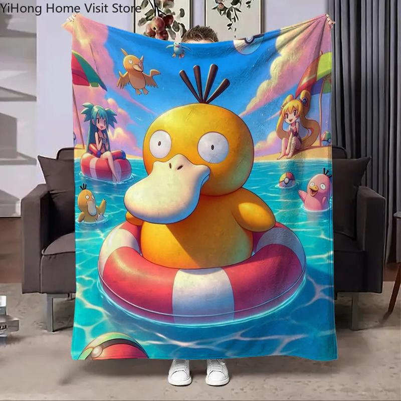 Charizard Pokemon Japan Cartoon Flannel Blanket Fluffy Children and Adults Sofa Plush Bedspread Throw Lunch Blanket for Sofa Bed